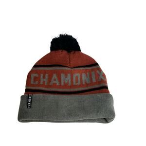 Chamonix Beanie Orange gray Unisex One Size